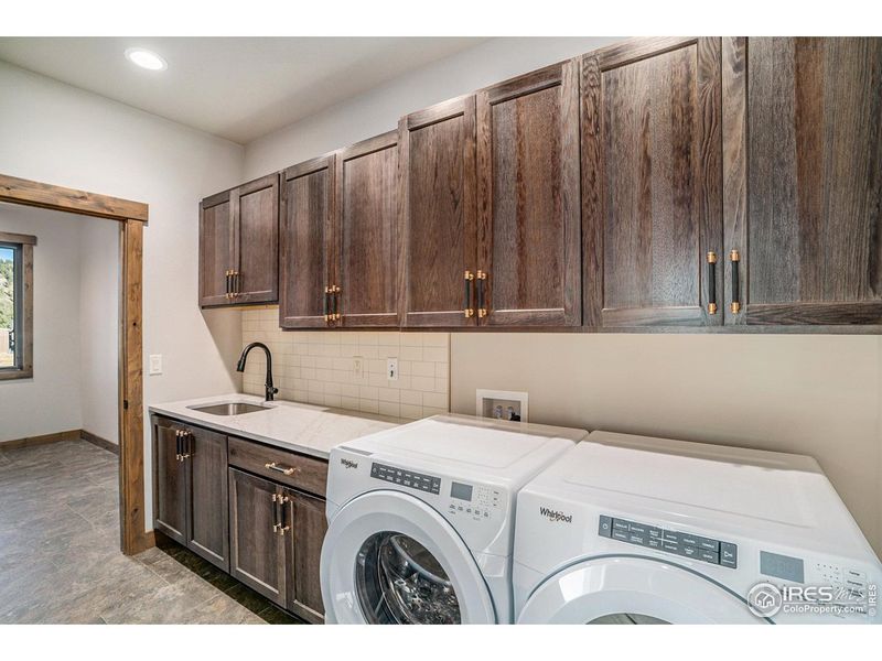 Furnished interior view inside a new home in , Estes Park (Image 10).