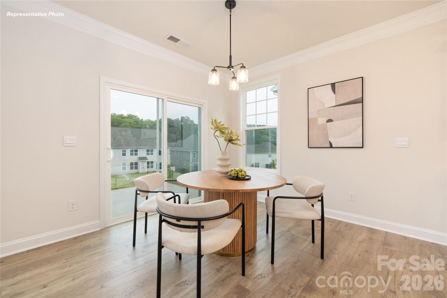 Furnished interior view inside a new home in , Mooresville (Image 4).