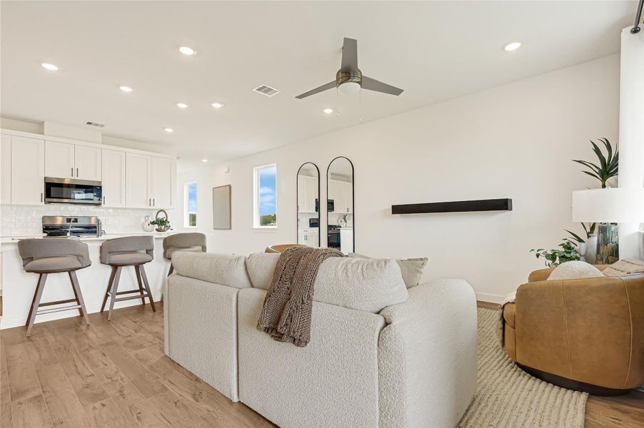 Furnished interior view inside a new home in , Katy (Image 11).