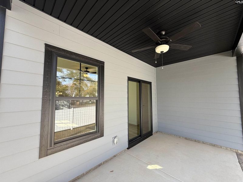 Exterior details and patio area of a home in Dunbar Village, Cayce (Image 27).