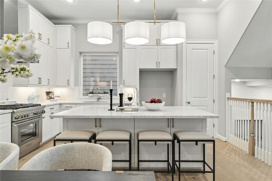 Furnished interior view inside a new home in , Houston (Image 26).