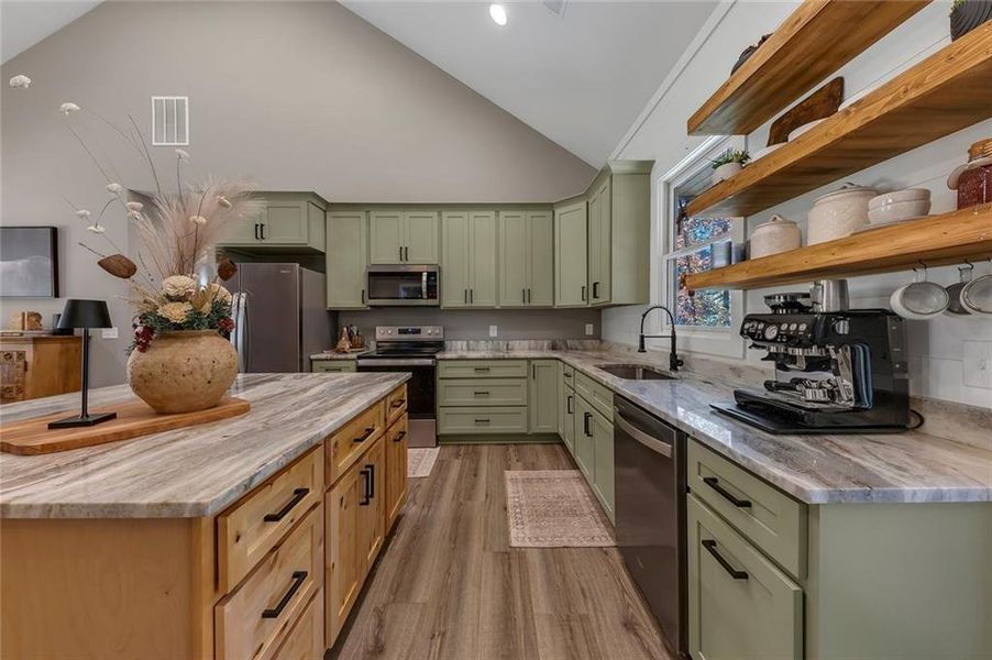 Furnished interior view inside a new home in , Talking Rock (Image 46).