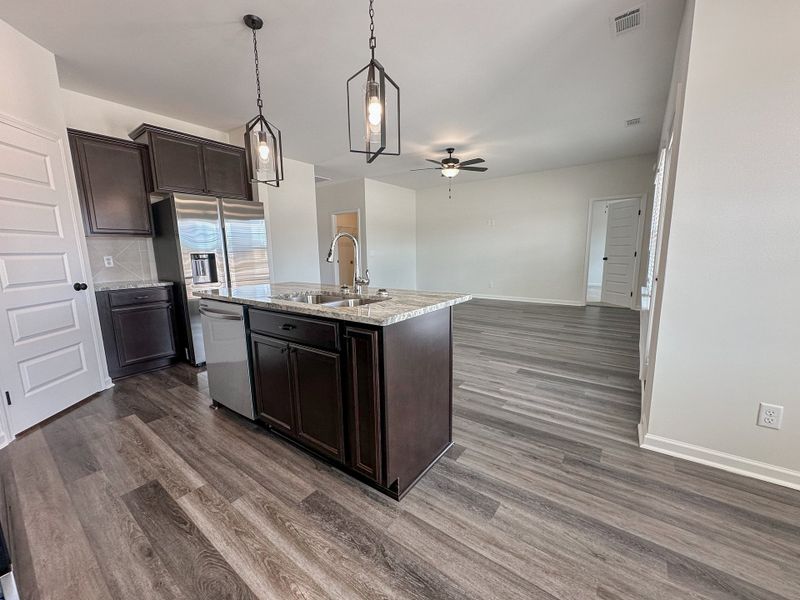 Furnished interior view inside a new home in Doctor's Creek, Ludowici (Image 8).