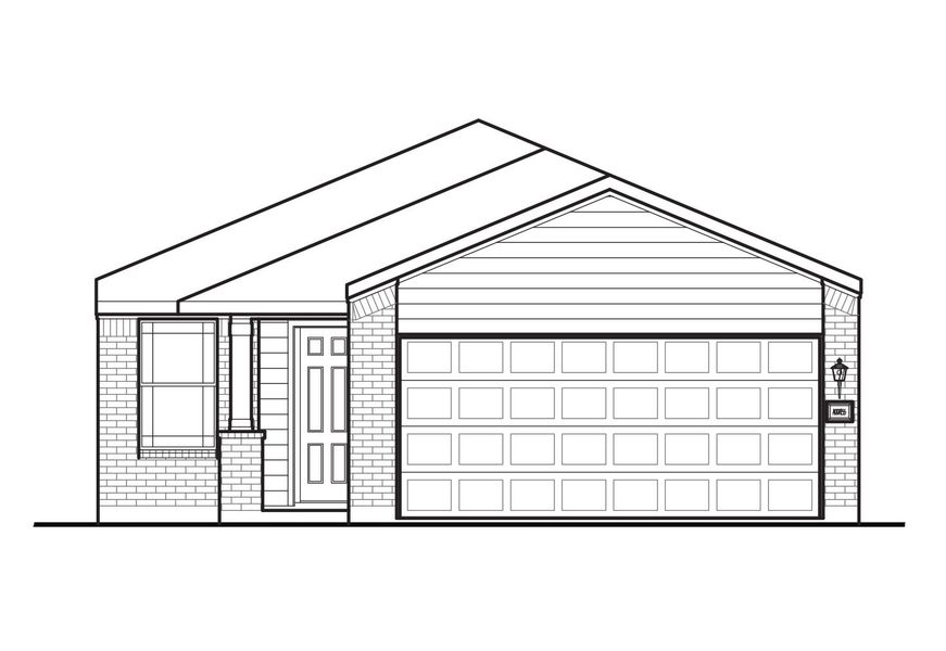 Denver  Elevation B - Alt Roof Elevation