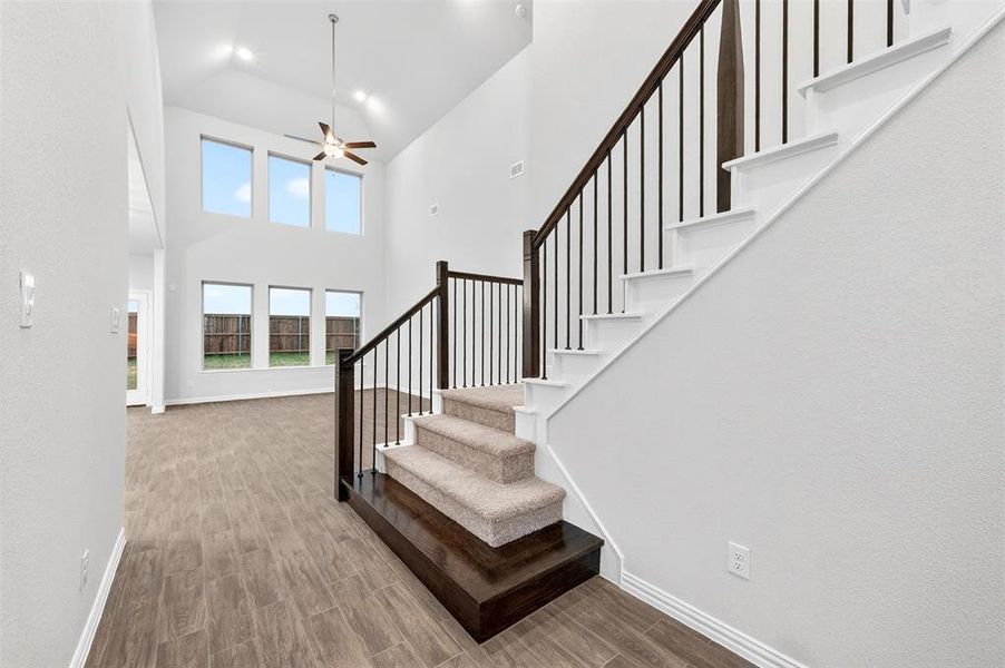 Furnished interior view inside a new home in Lily Creek at Sutton Fields, Aubrey (Image 15).