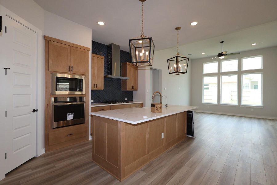 Furnished interior view inside a new home in Homestead at Old Settlers Park, Round Rock (Image 8).