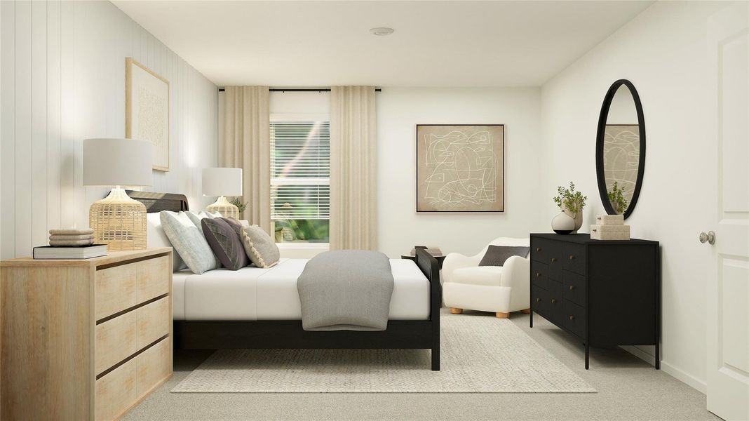 Furnished interior view inside a new home in Synova, Crosby (Image 5).