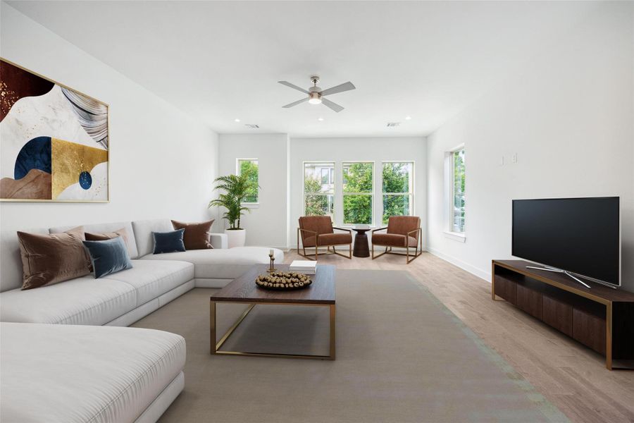 Virtually Staged Living Area. Virtually Staged Living Area.