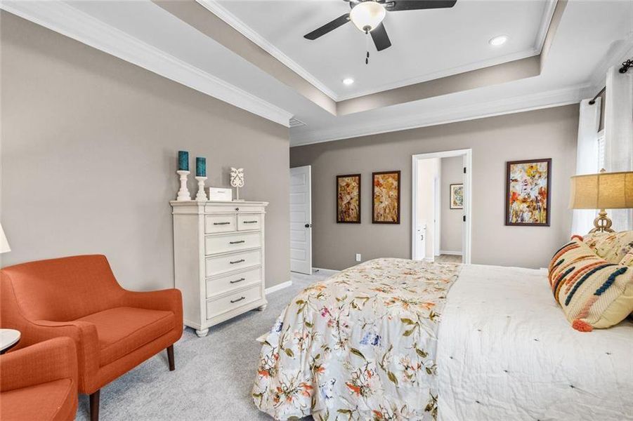 Furnished interior view inside a new home in Varnell Preserve, Dalton (Image 29).
