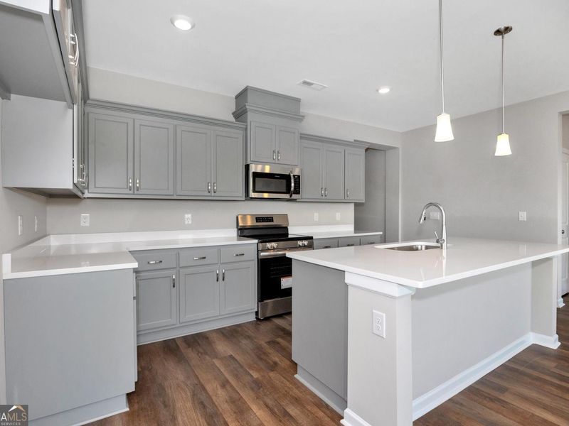 Furnished interior view inside a new home in Ivy Glen, Perry (Image 4). Furnished interior view inside a new home in Ivy Glen, Perry (Image 4).
