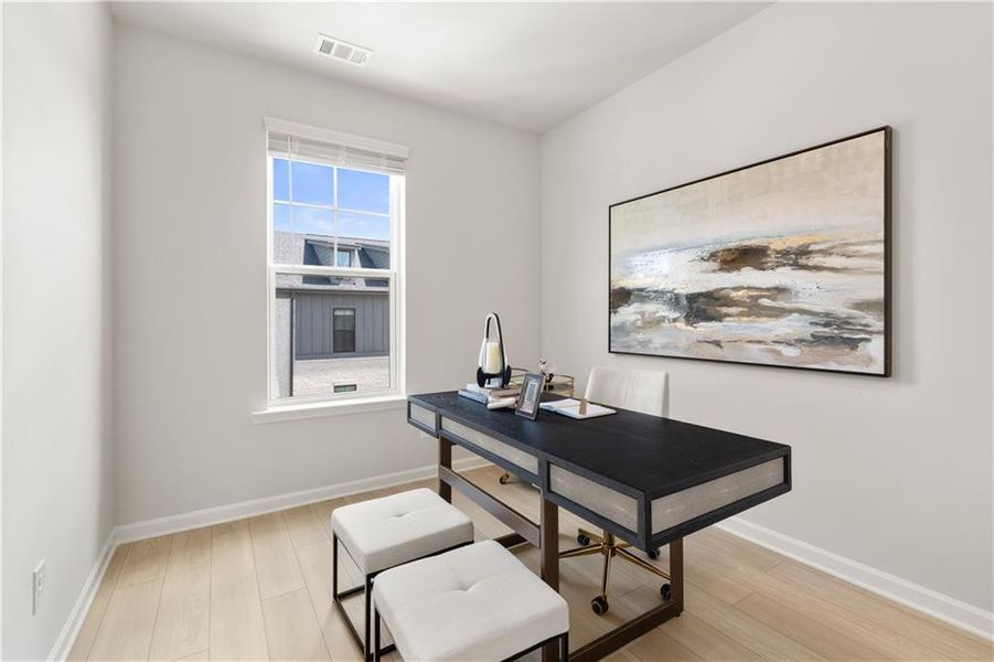 Furnished interior view inside a new home in Silverock, McDonough (Image 29).