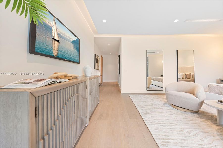 Furnished interior view inside a new home in , Miami (Image 7).