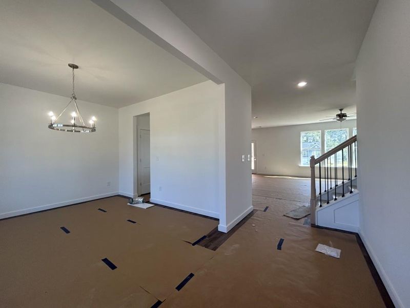 In-progress construction of a new home in Red Bird Manor, Jefferson, GA (Image 12).