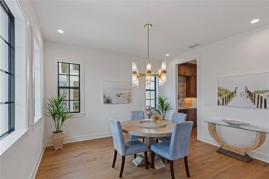 Furnished interior view inside a new home in , St. Petersburg (Image 8).
