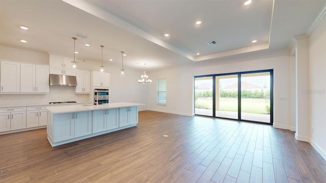 Furnished interior view inside a new home in Esplanade at Wiregrass Ranch, Wesley Chapel (Image 6).