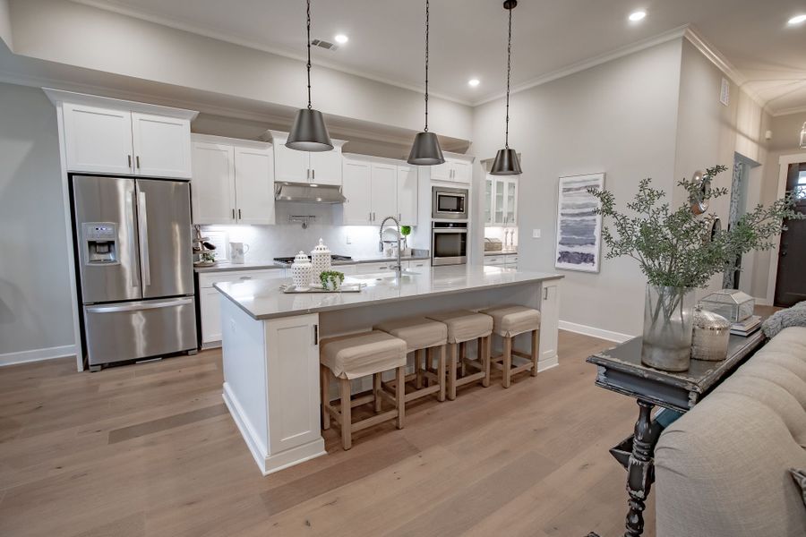 Representative furnished interior of a home built from the Willow by Grant & Co in Manor at Hall Creek, Arlington (Image 62).