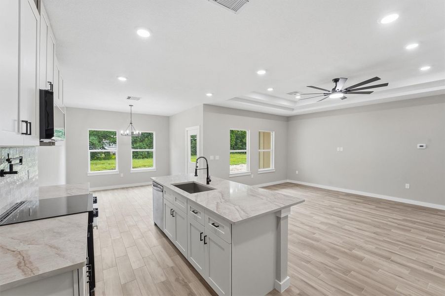 Furnished interior view inside a new home in , Conroe (Image 8).