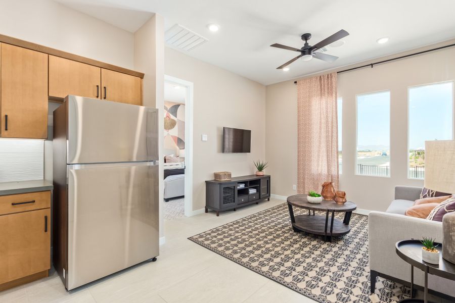 Representative furnished interior of a home built from the The Retreat - Oasis by Scott Communities in The Retreat at Rancho Cabrillo, Peoria (Image 6). Representative furnished interior of a home built from the The Retreat - Oasis by Scott Communities in The Retreat at Rancho Cabrillo, Peoria (Image 6).