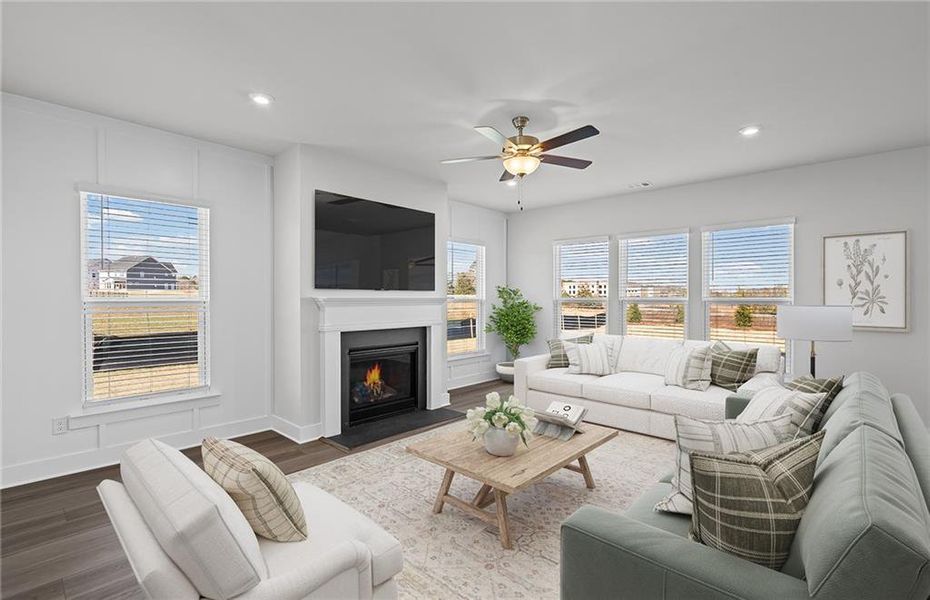 Furnished interior view inside a new home in Creekside at Skelton, Jefferson (Image 7).