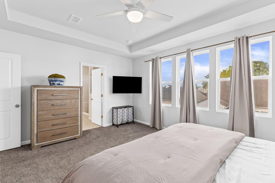 Furnished interior view inside a new home in , Charleston (Image 43).