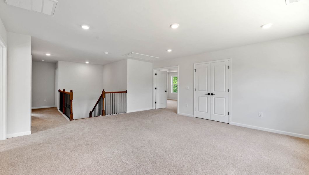 Spacious, unfurnished interior of a new home in Whitehawk Meadows, Travelers Rest (Image 22). Spacious, unfurnished interior of a new home in Whitehawk Meadows, Travelers Rest (Image 22).