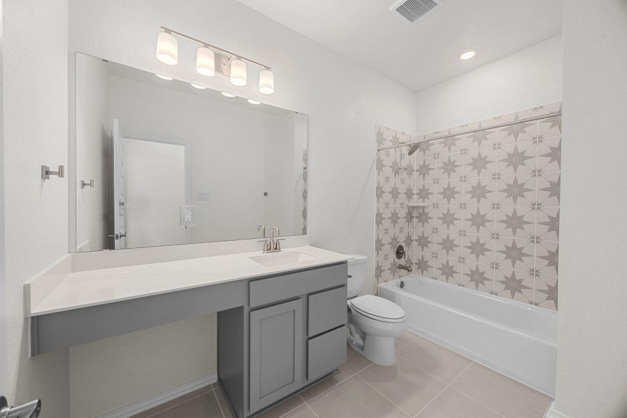 Furnished interior view inside a new home in Salerno - Heritage Collection, Round Rock (Image 6).