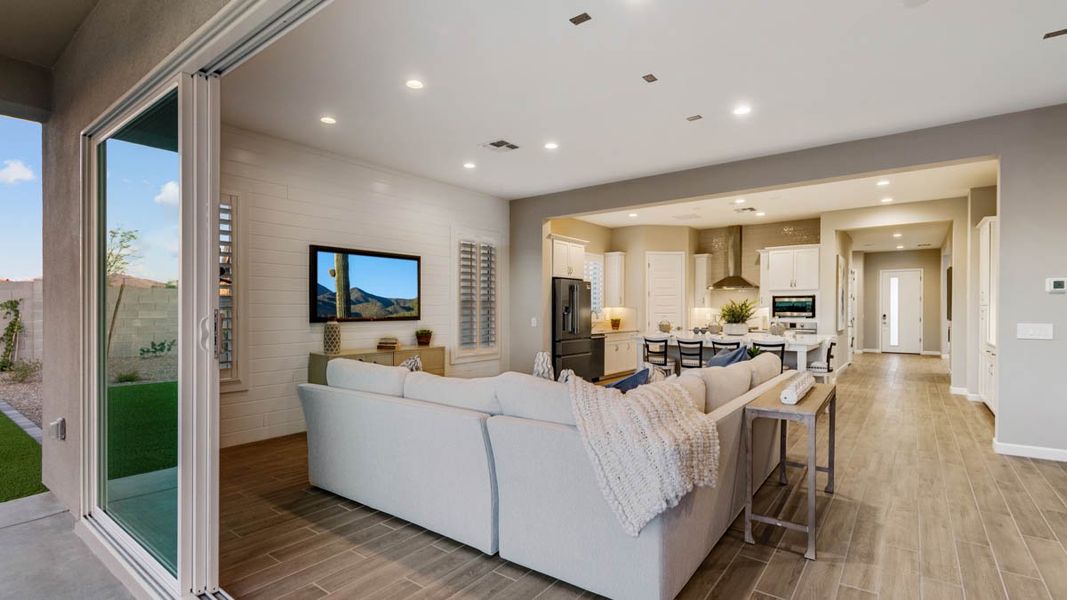 Furnished interior view inside a new home in The Ridge at Stone Butte, Phoenix (Image 13).