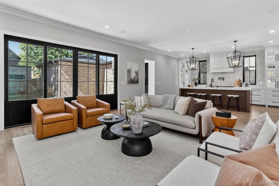 Furnished interior view inside a new home in , Denver (Image 12).