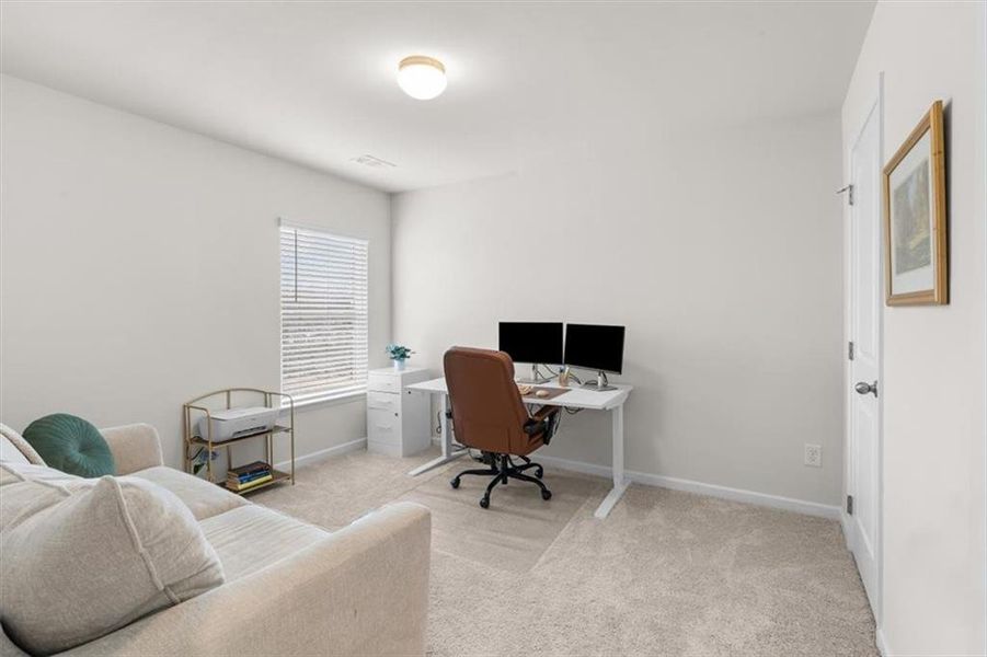 Furnished interior view inside a new home in , Dawsonville (Image 22).