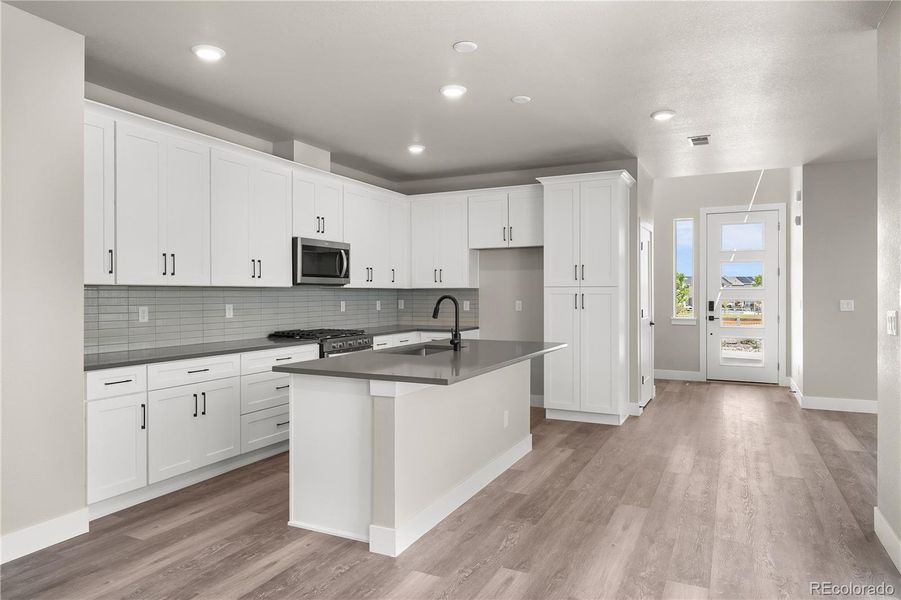 Furnished interior view inside a new home in Duet at Sterling Ranch, Littleton (Image 5).