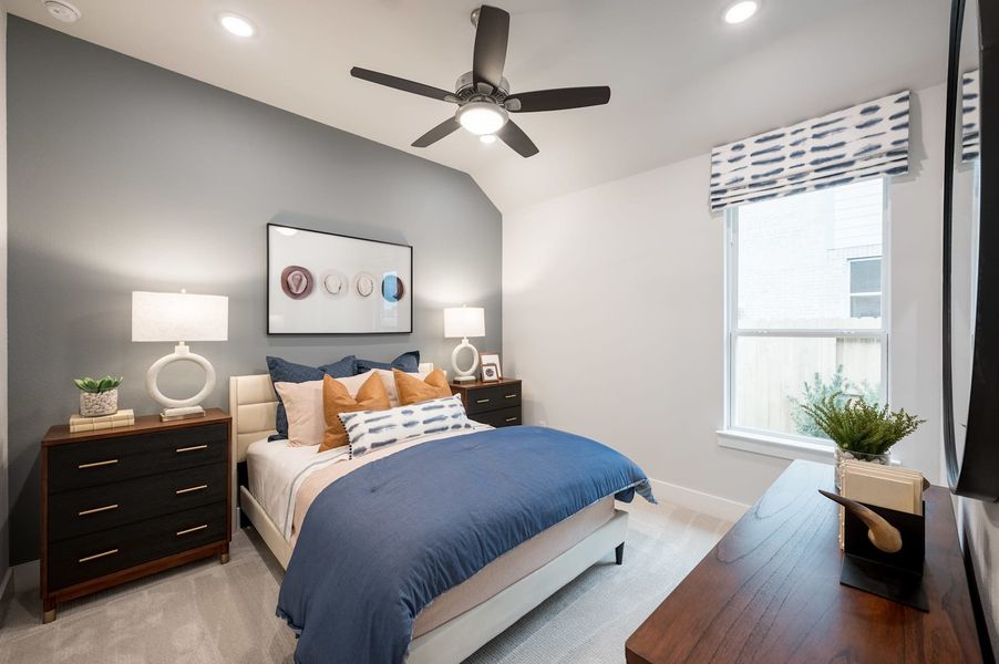 Representative furnished interior of a home built from the Falcon by Tri Pointe Homes in Pecan Ridge, Fulshear (Image 51).