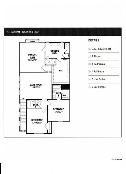 Floor Plan - Second Floor