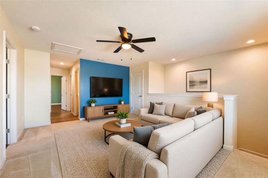 Furnished interior view inside a new home in , Liberty Hill (Image 5).