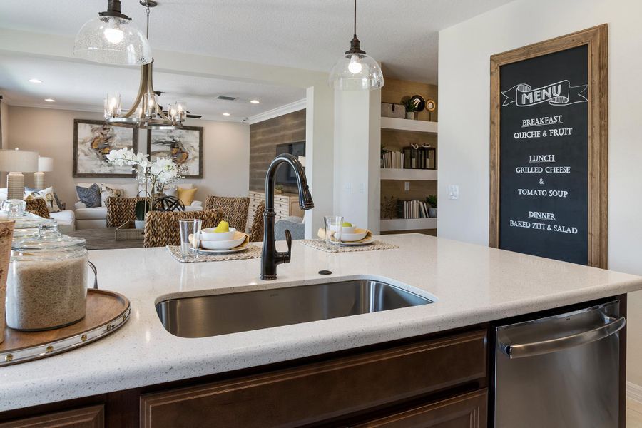 Kitchen to Family Room - Newcastle by Landsea Homes