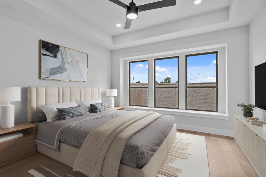 Primary Bedroom - Virtually Staged Primary Bedroom - Virtually Staged