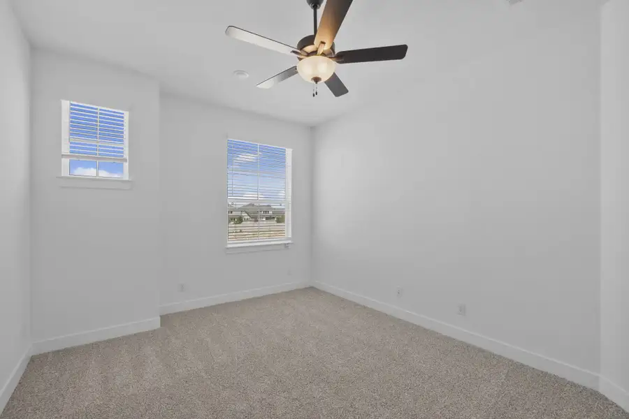 Representative unfurnished interior of a home built from the Margaux by Chesmar Homes in Bridgeland Chateau, Cypress (Image 24).