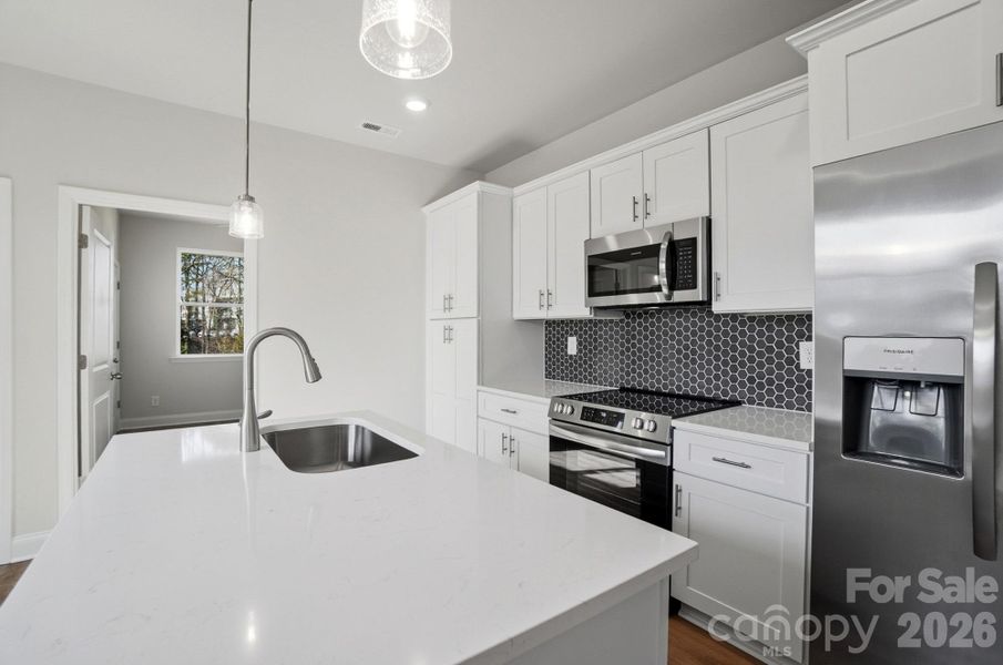 Furnished interior view inside a new home in , Charlotte (Image 7). Furnished interior view inside a new home in , Charlotte (Image 7).