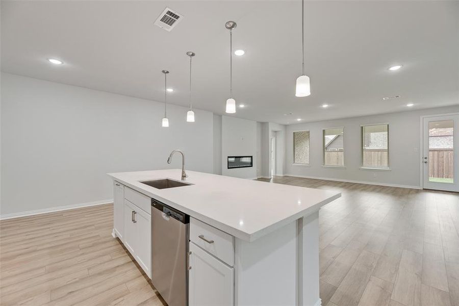 Furnished interior view inside a new home in Sutton Fields, Celina (Image 7).
