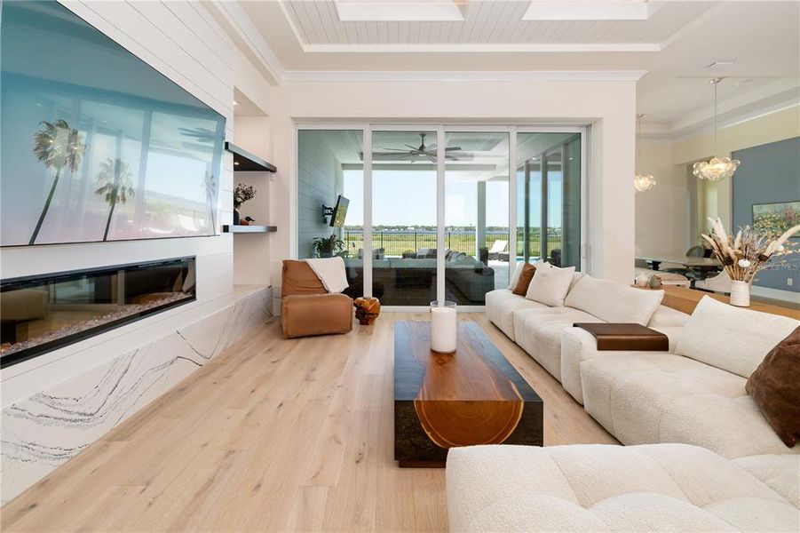Furnished interior view inside a new home in , Palmetto (Image 17).