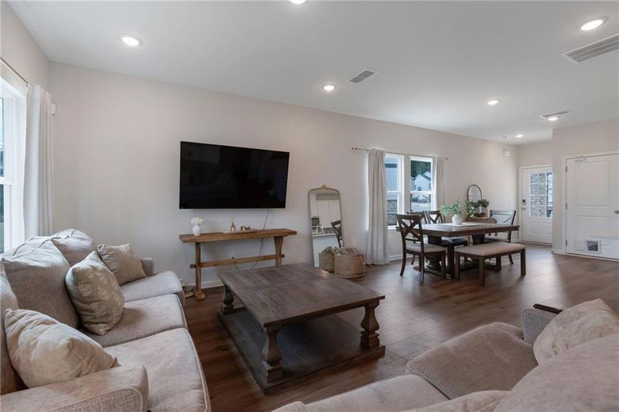Furnished interior view inside a new home in , Snellville (Image 16).