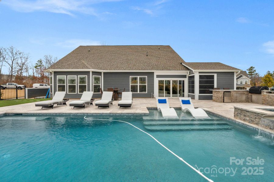Exterior details and patio area of a home in , Waxhaw (Image 24).
