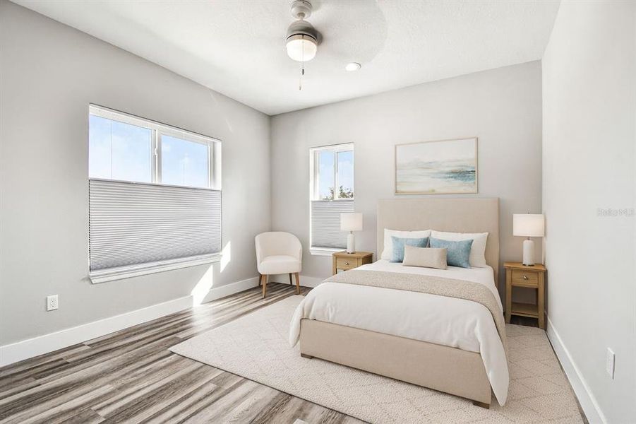 Furnished interior view inside a new home in , Dunedin (Image 9).