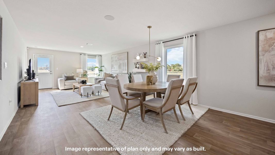 Representative furnished interior of a home built from the Elk by D.R. Horton in Deer Meadows, Odessa (Image 12).