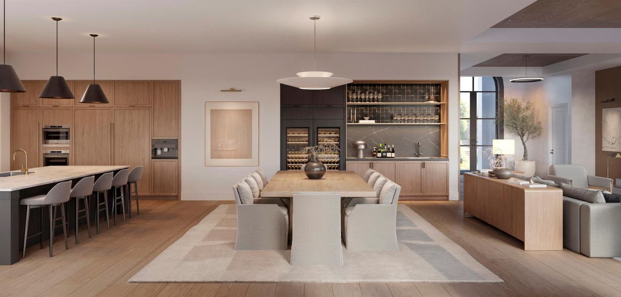 Furnished interior view inside a new home in , Boca Raton (Image 33).