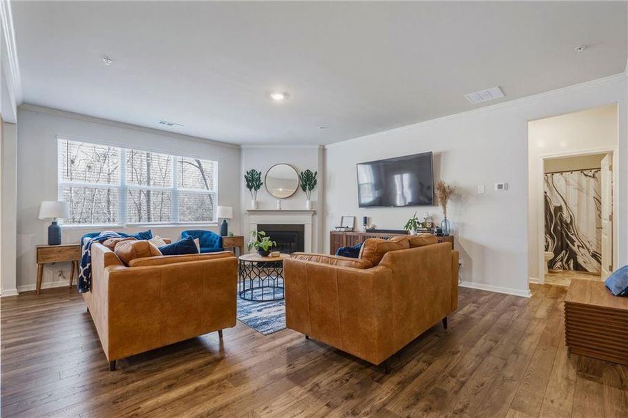 Furnished interior view inside a new home in , Fairburn (Image 24).