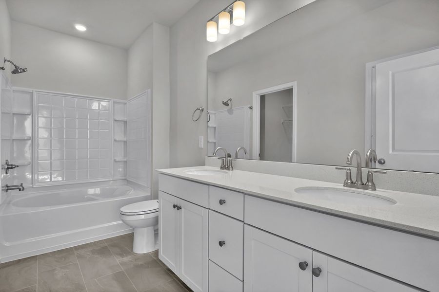 Furnished interior view inside a new home in Grand Park, Leland (Image 10).