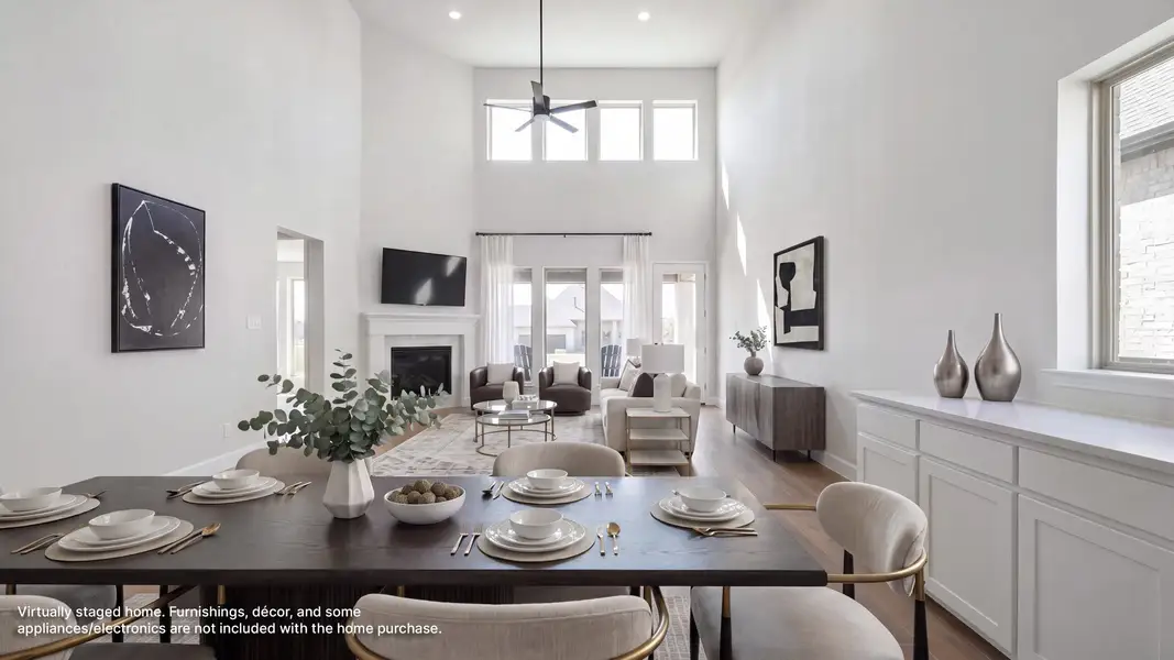 Furnished interior view inside a new home in Ramble, Celina (Image 6).