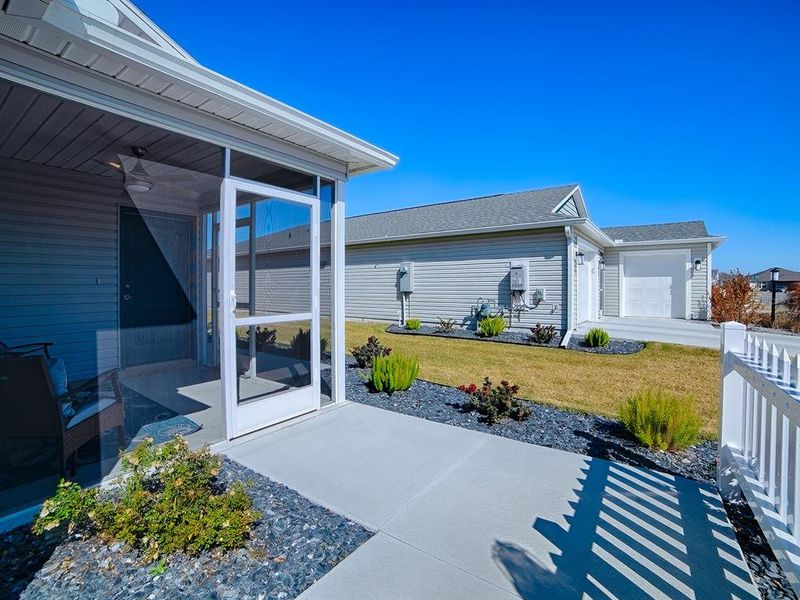 Exterior details and patio area of a home in , The Villages (Image 4).