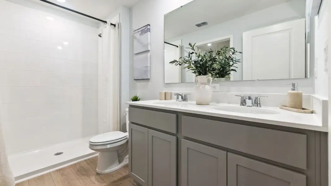 Furnished interior view inside a new home in Woodside at Ormond Station, Ormond Beach (Image 12).