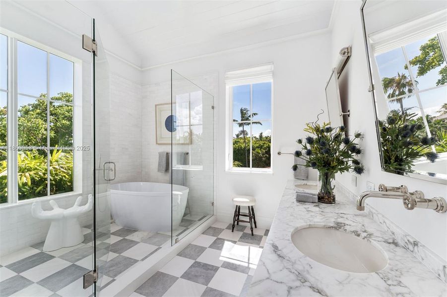 Furnished interior view inside a new home in , Key Biscayne (Image 42). Furnished interior view inside a new home in , Key Biscayne (Image 42).